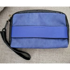 French Connection Wristlet‎ Clutch with wristband vegan leather 10"x7"